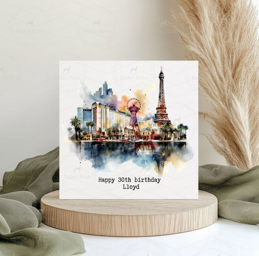 Greeting card- Vegas