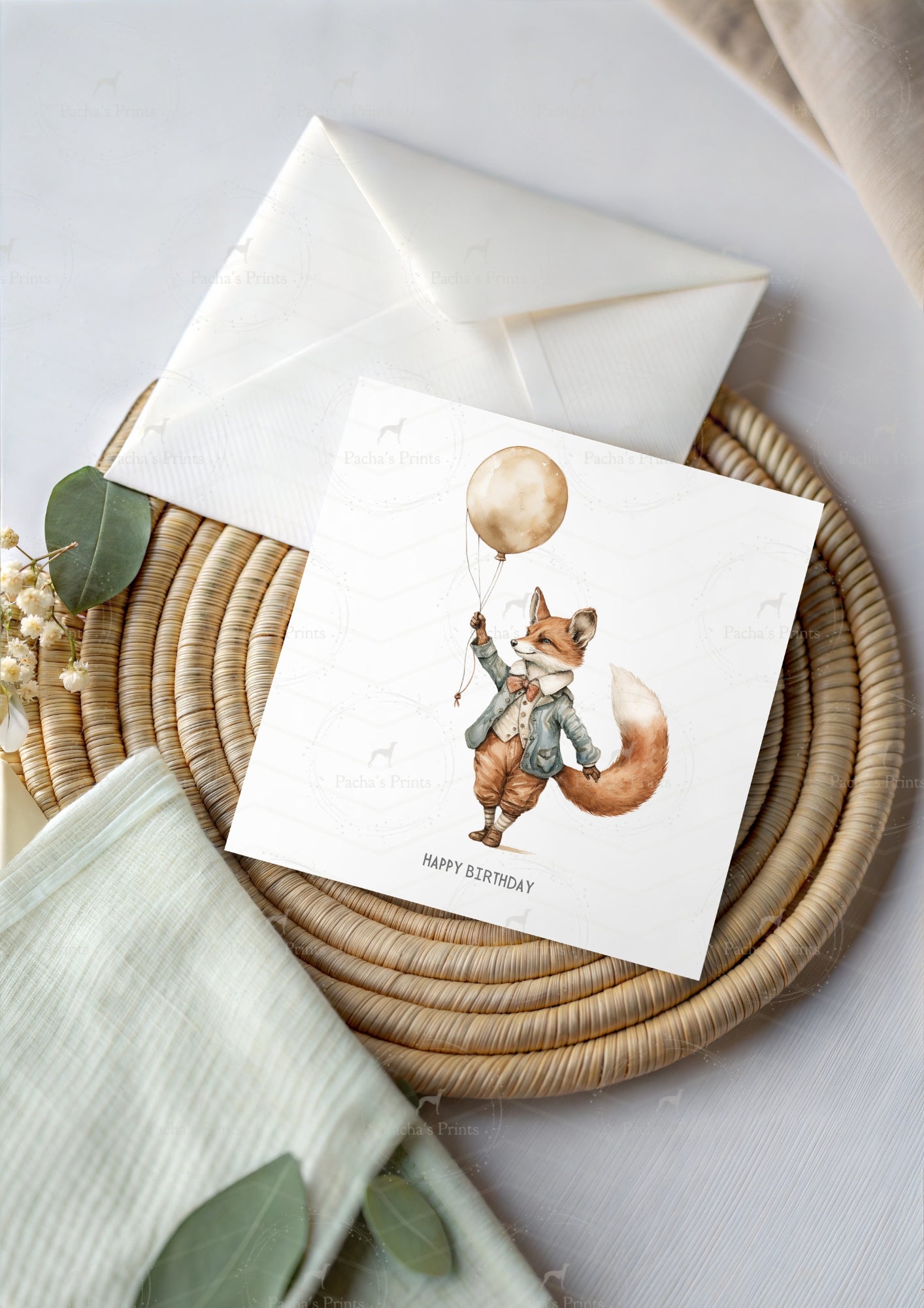 Greeting card- Mr Fox