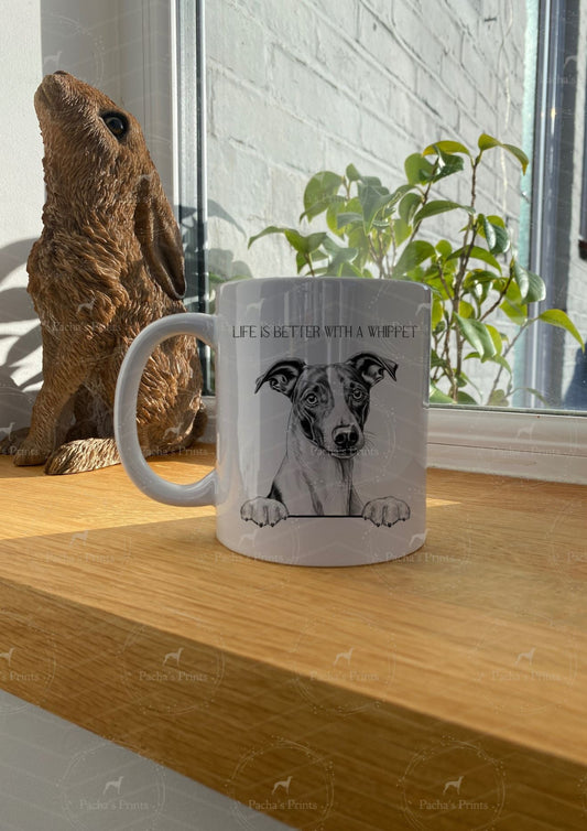 Life is Better with a Whippet Coffee Mug