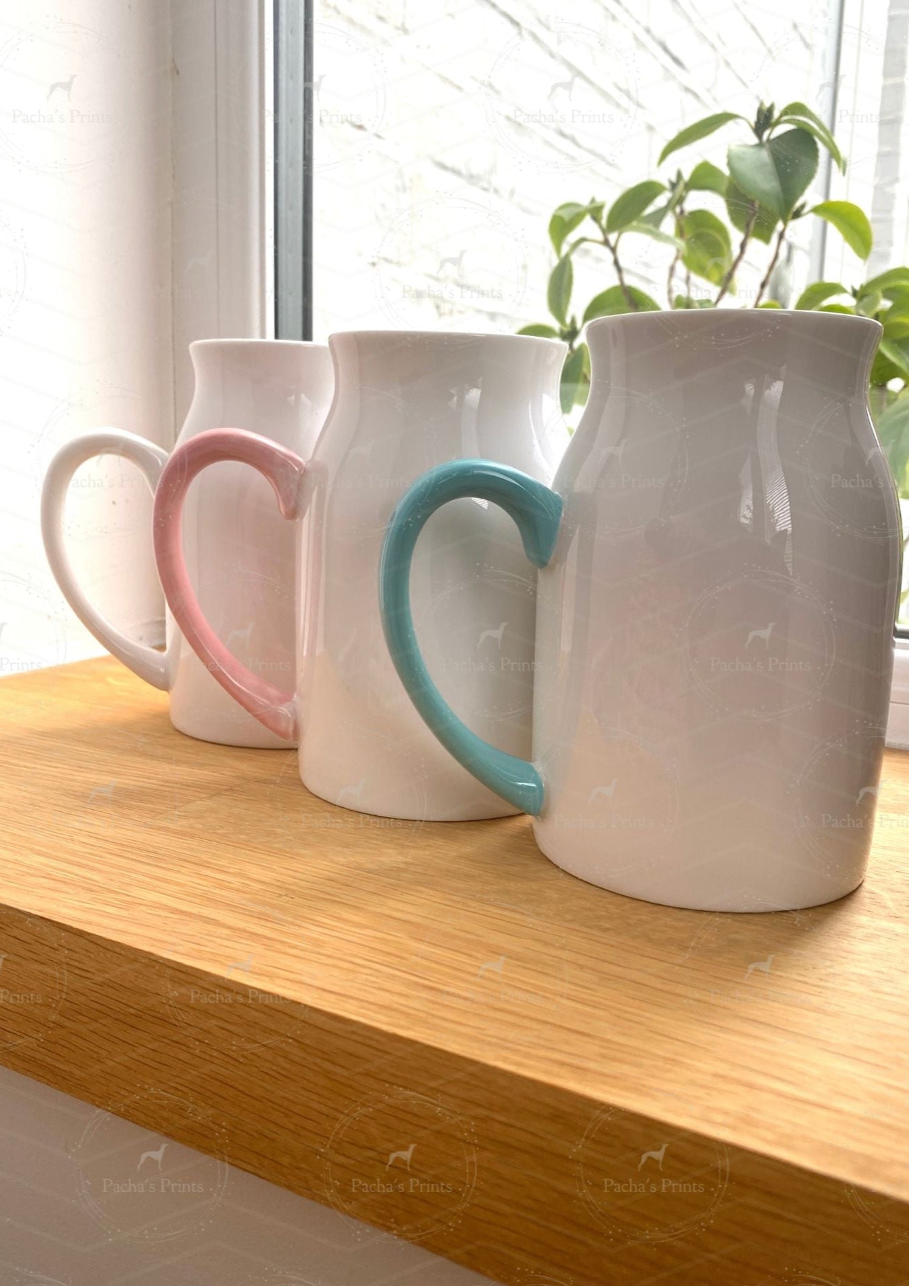 Milk Jug Vase- Life is better with a Whippet