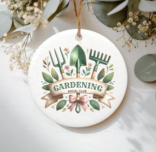 Ceramic Decoration- Garden lover