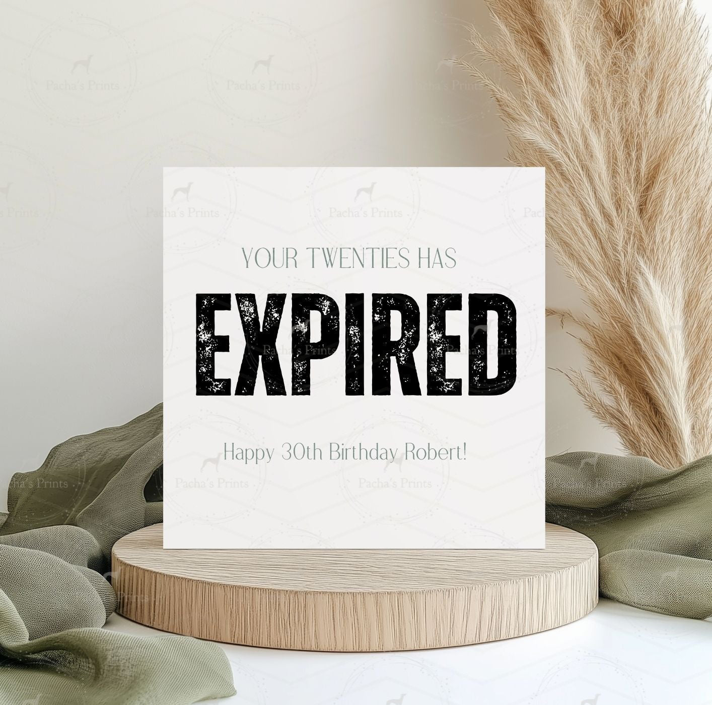 Greeting card- Funny Expired