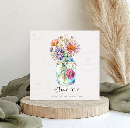 Greeting card- Wildflower
