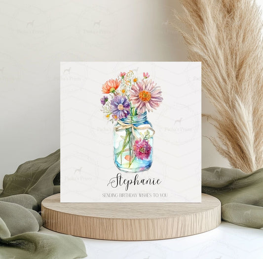 Greeting card- Wildflower