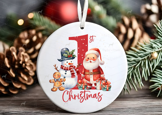 Ceramic Decoration- My first Christmas