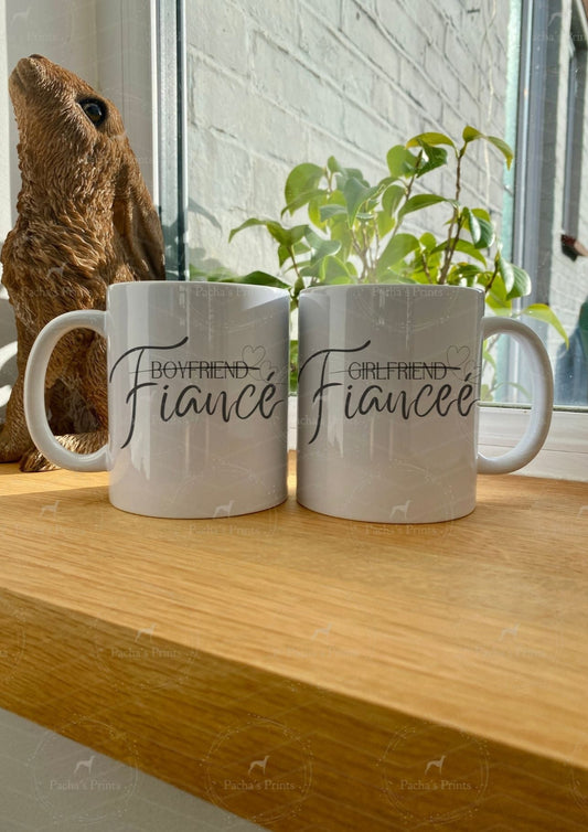 Newly Engaged Coffee Mugs plain
