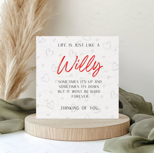 Greeting card- Willy