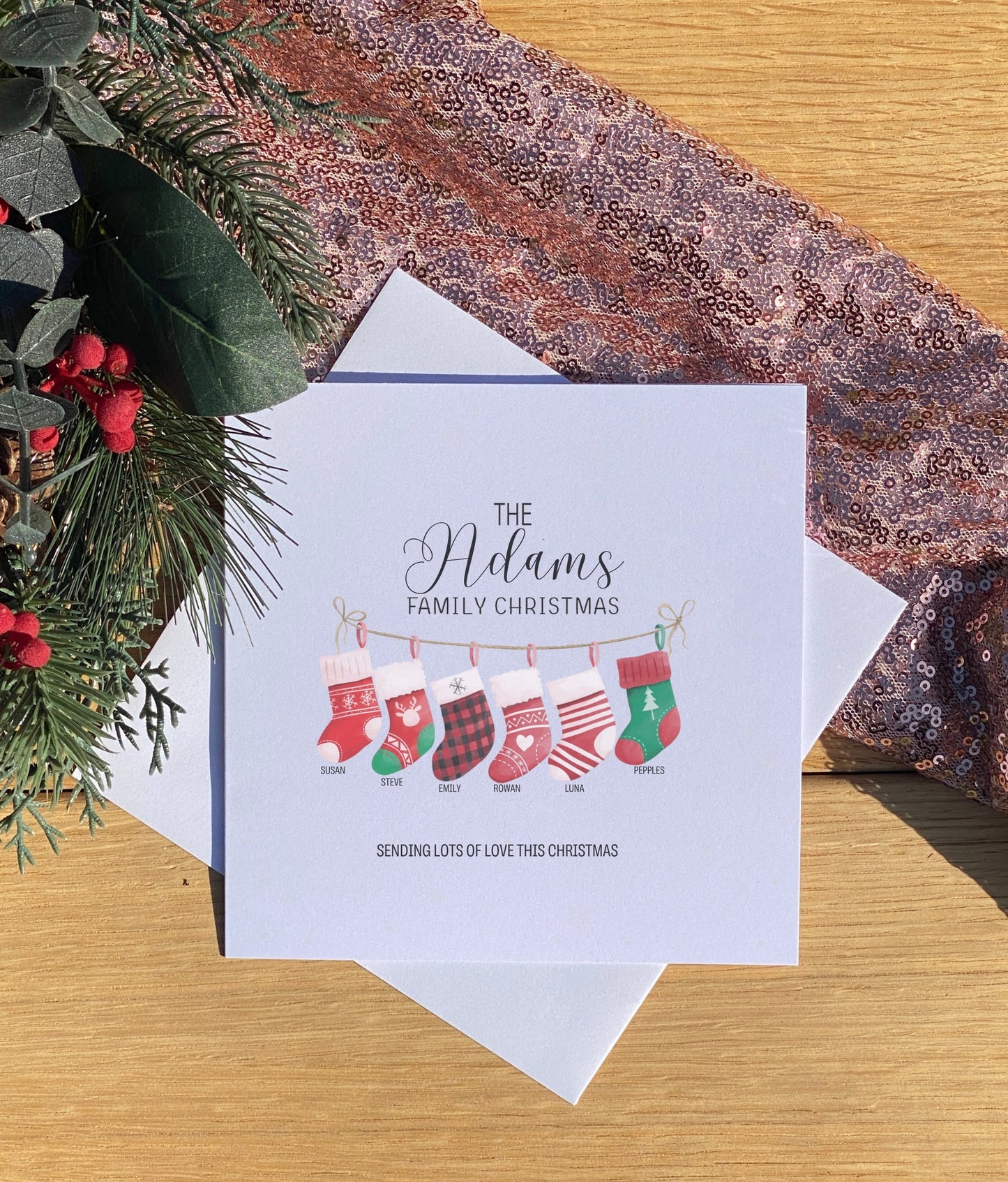Christmas card- To the whole Family