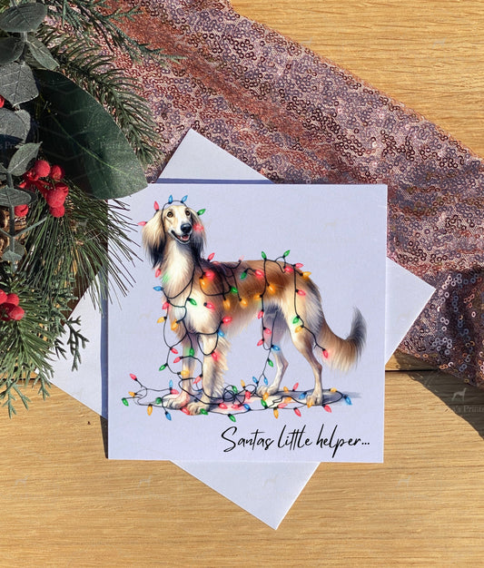 Christmas card-Santa's Little helper