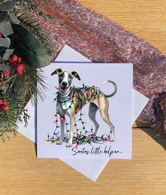 Christmas card-Santa's Little helper