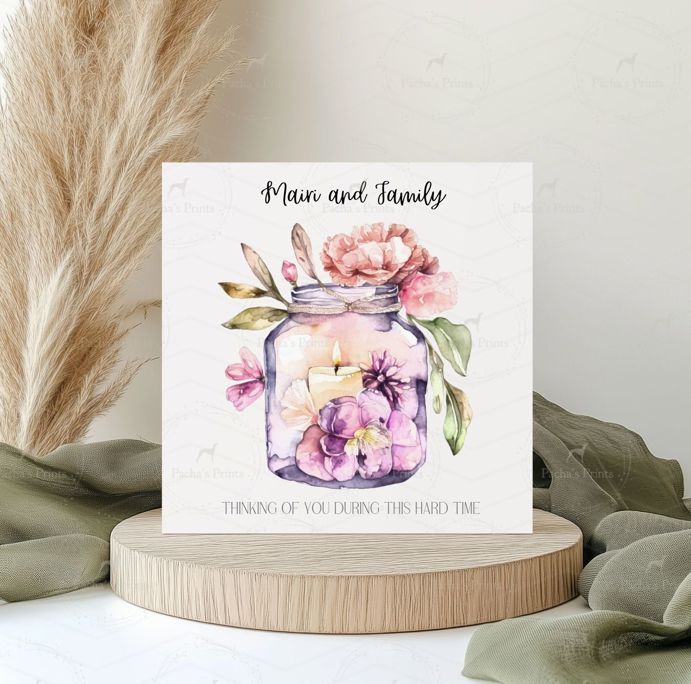 Greeting card- Floral Sympathy