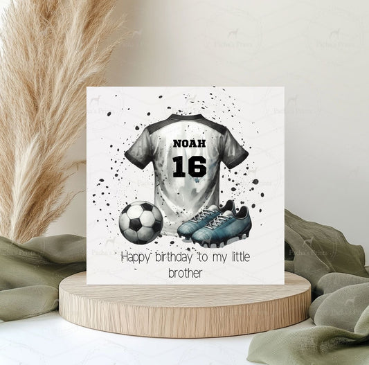 Greeting card- Football shirt
