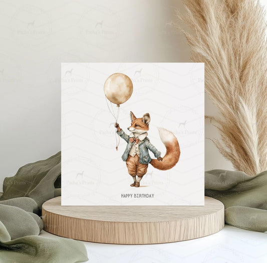 Greeting card- Mr Fox