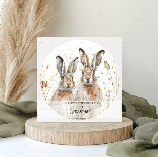 Greeting card- Spring Hare