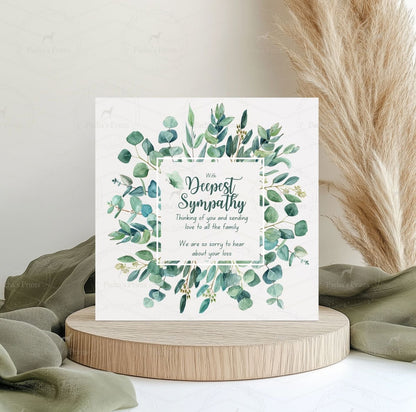 Greeting card-  Deepest Sympathy