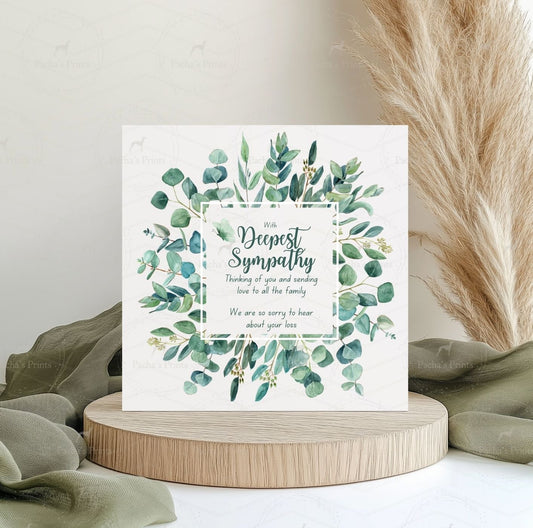 Greeting card-  Deepest Sympathy