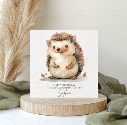 Greeting card- Hedgehog.