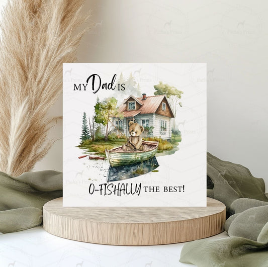 Greeting card- O-Fishally the best!!