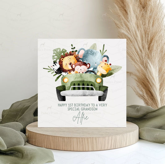 Greeting card- Safari