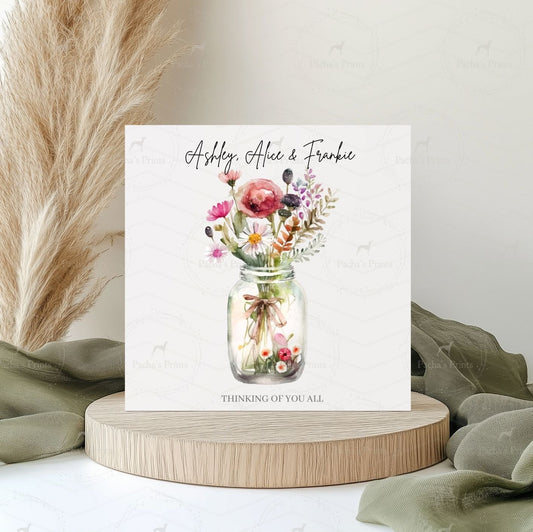 Greeting card- Wildflower