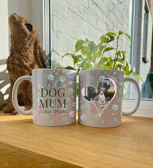 Dog Mum Coffee mug with Personalised Photograph