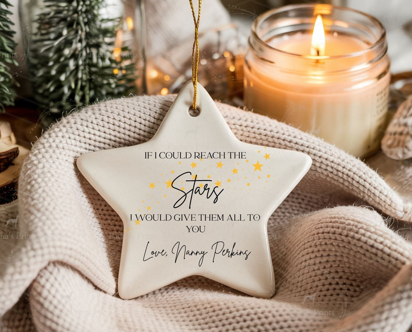 Reach the stars- Ceramic Christmas decoration