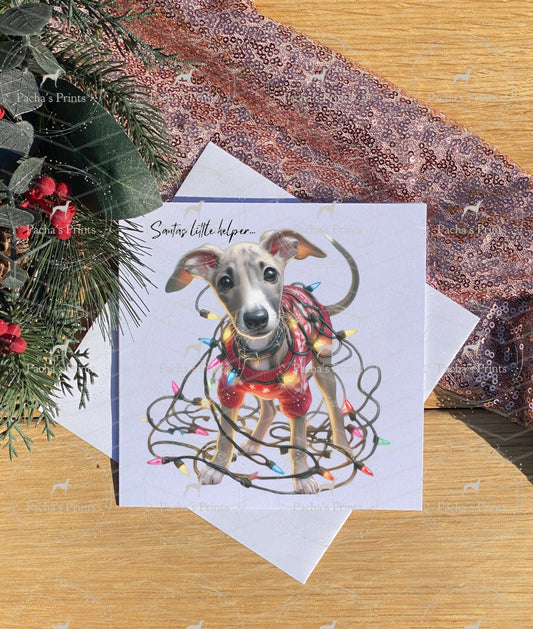 Christmas card-Santa's Little helper