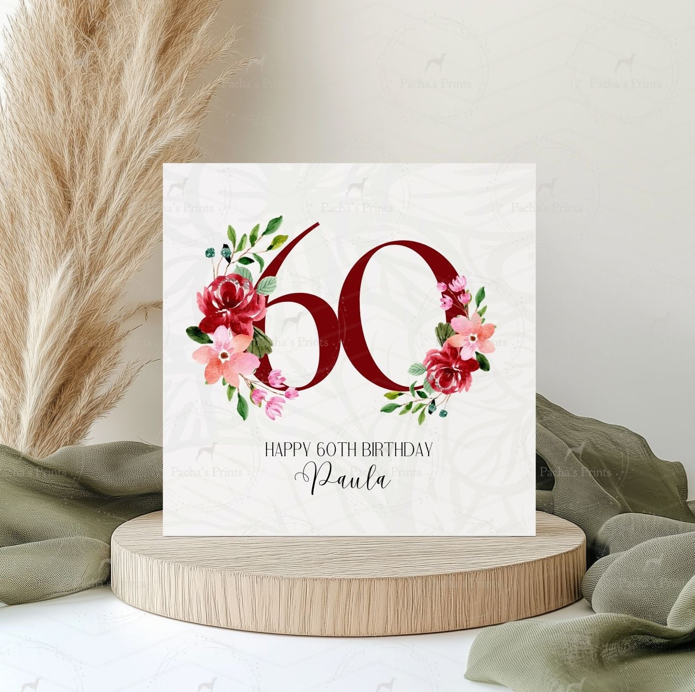 Greeting card- 60th Birthday