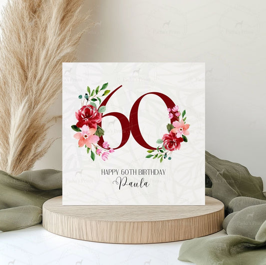 Greeting card- 60th Birthday