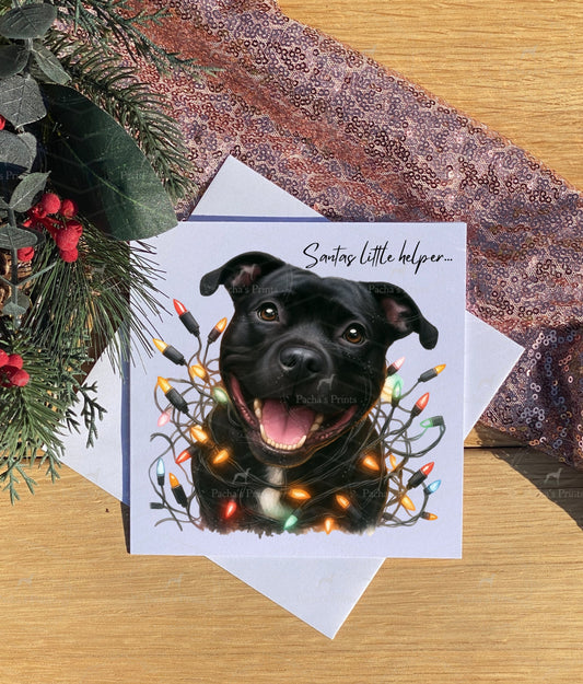 Christmas card-Santa's Little helper