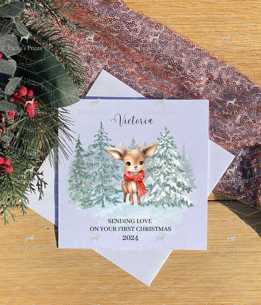 Christmas card- Baby's First Christmas