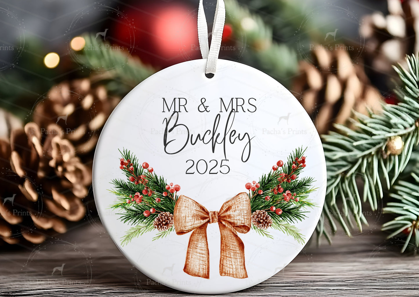 Ceramic Decoration- Mr & Mrs Christmas