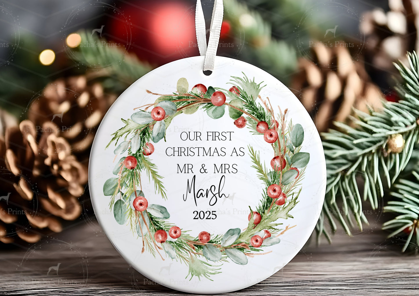 Ceramic Decoration- Mr & Mrs Married