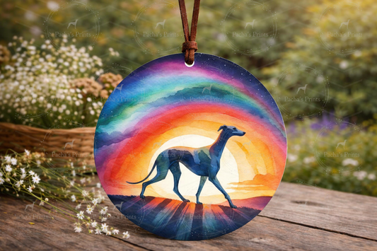 Metal Tree Decoration- Hound