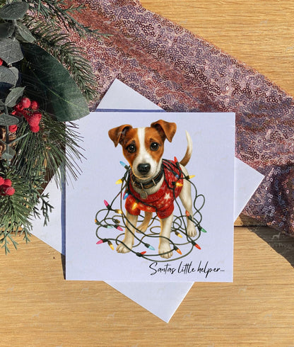 Christmas card-Santa's Little helper