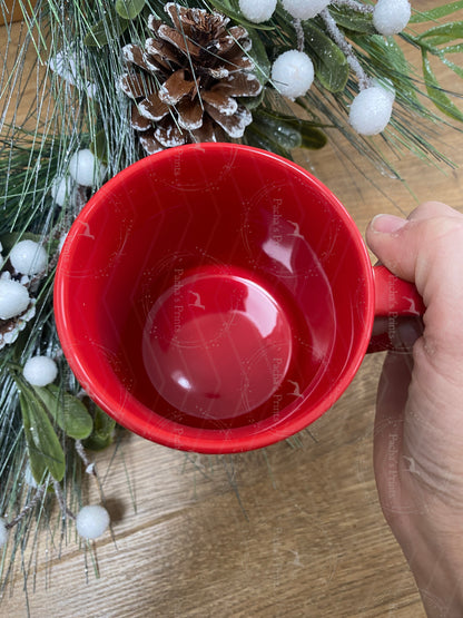 Christmas Dog Santa mug