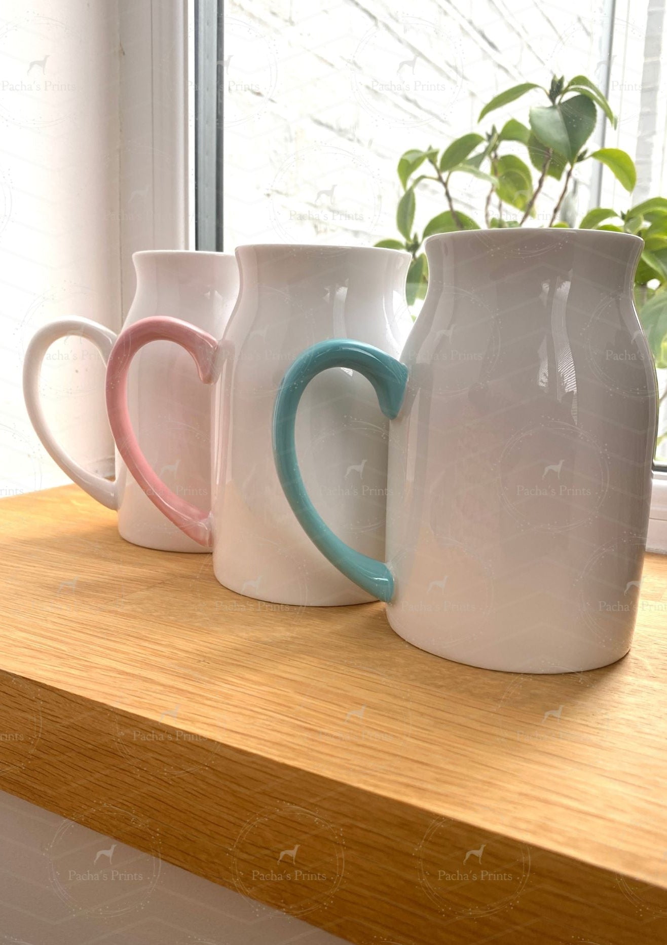 Milk Jug Vase- Whippet