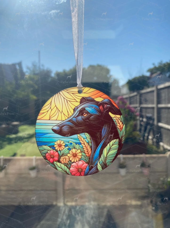 Sun Catcher- Black Sighthound
