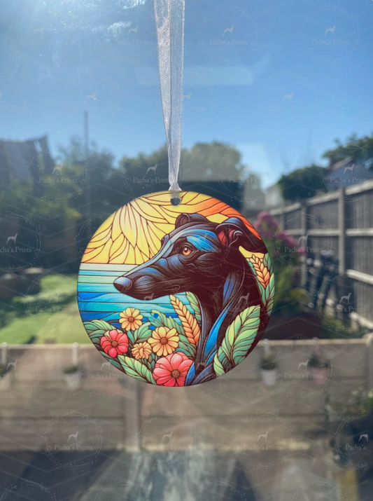 Sun Catcher- Black Sighthound