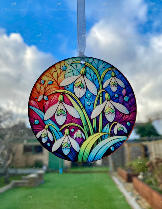 Sun Catchers- Snowdrops