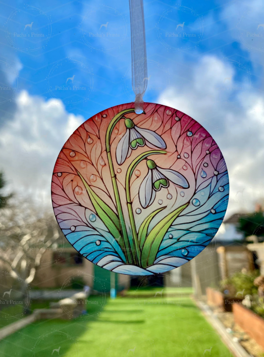 Sun Catchers- Snowdrops