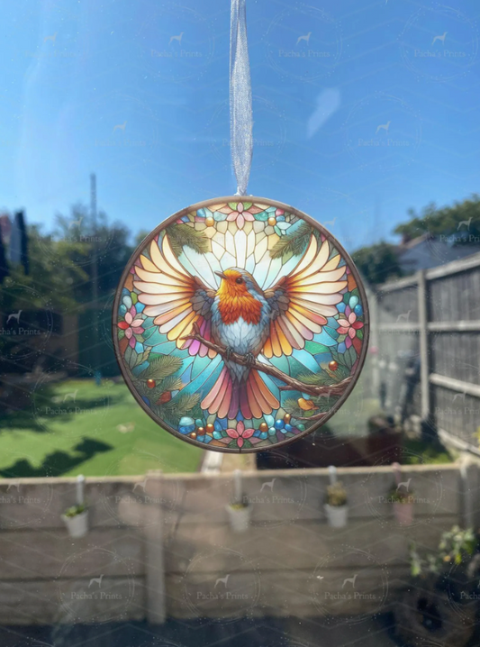 Sun Catcher- Robin in flight