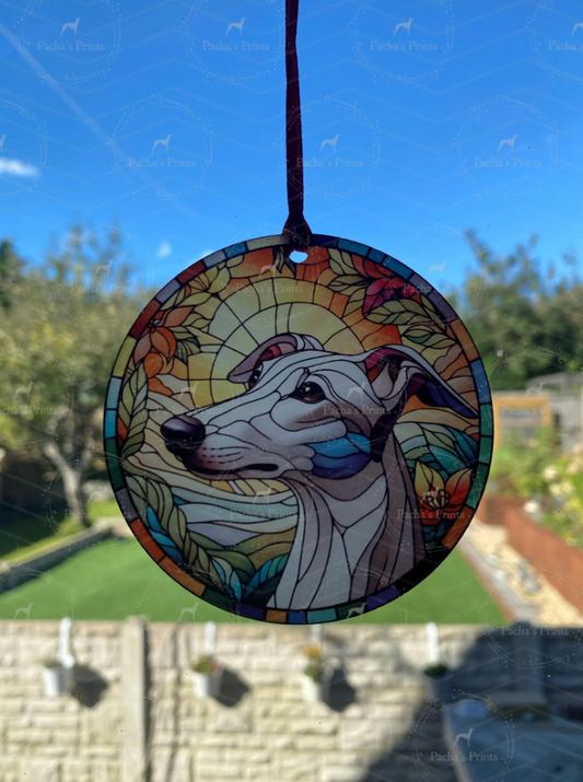 Sun Catcher- White Sighthound