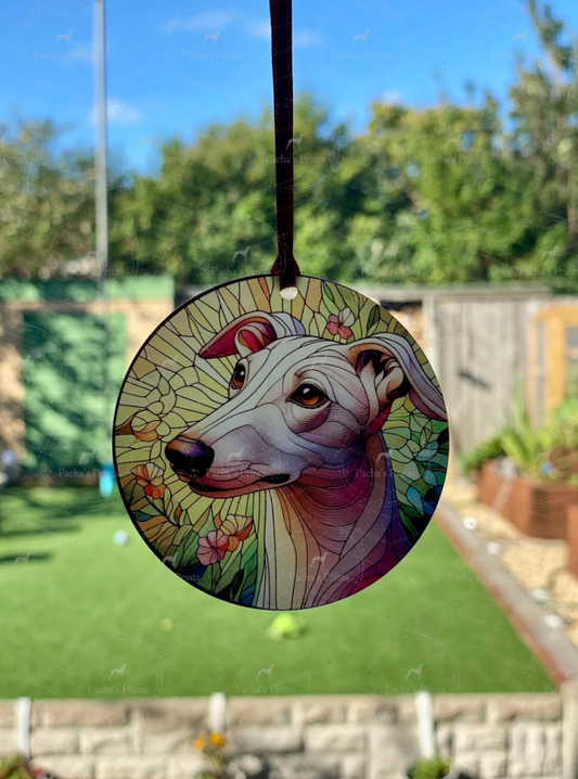 Sun Catcher- White Sighthound